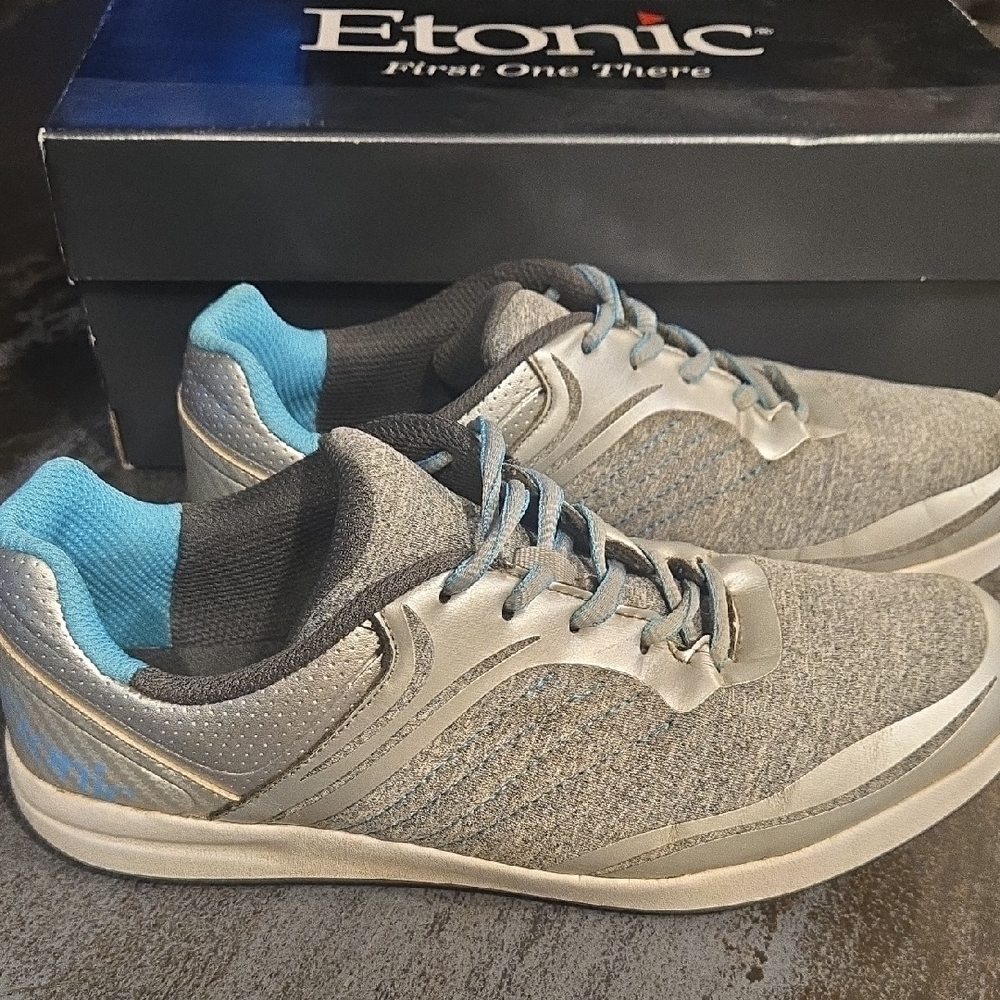 Etonic Gray and Seafoam Womans Golf Shoes